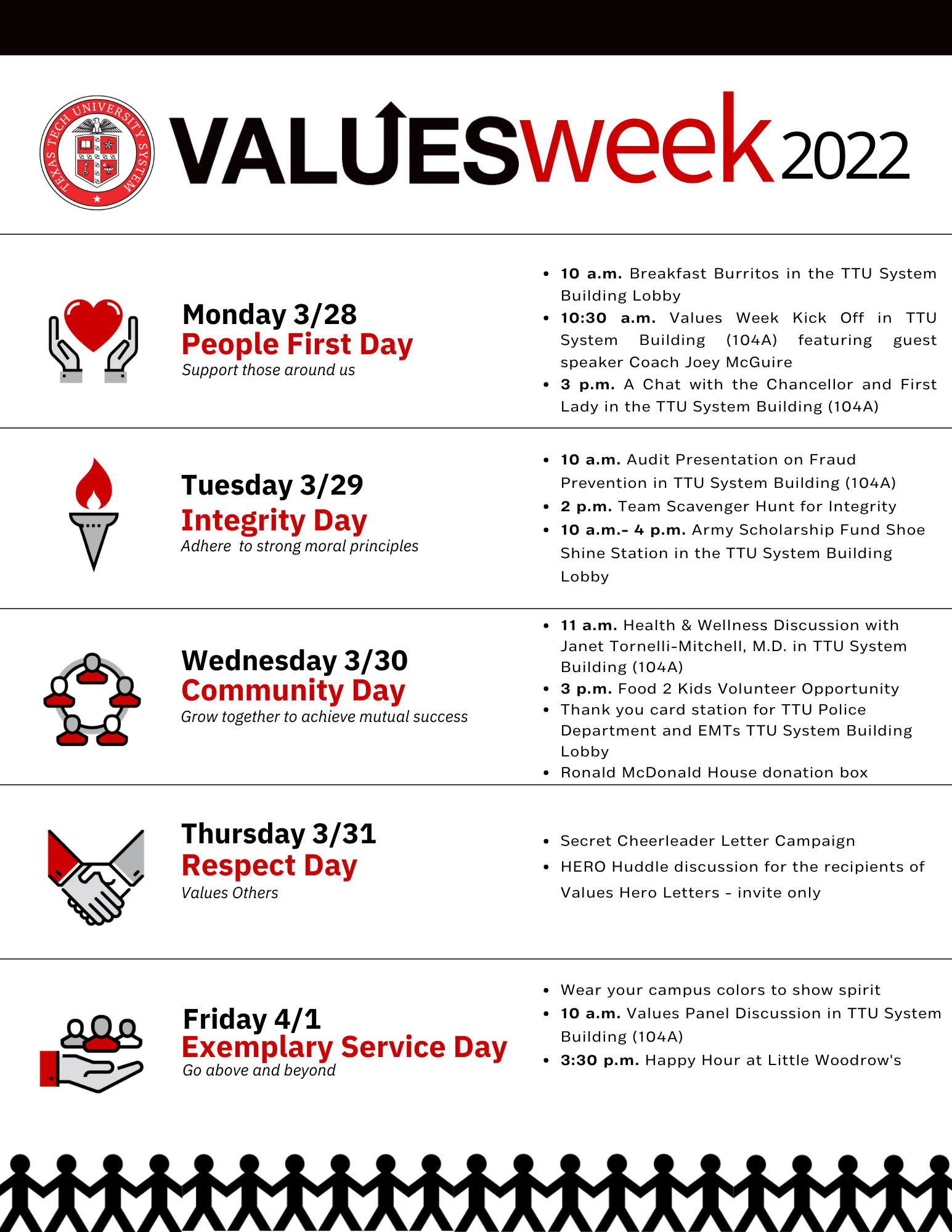 Values Week Graphic